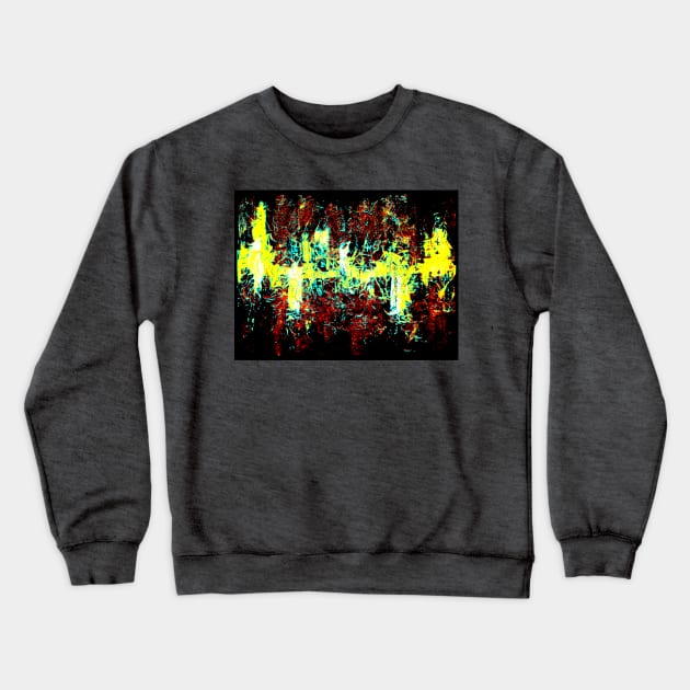 Brainwaves (Gameboy Color) Crewneck Sweatshirt by Psych0kvltz